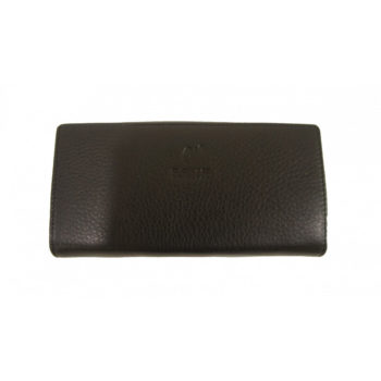 Leather Trifold Long Wallet